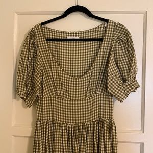 Doen Kennedy Dress in Green Gingham 🌿